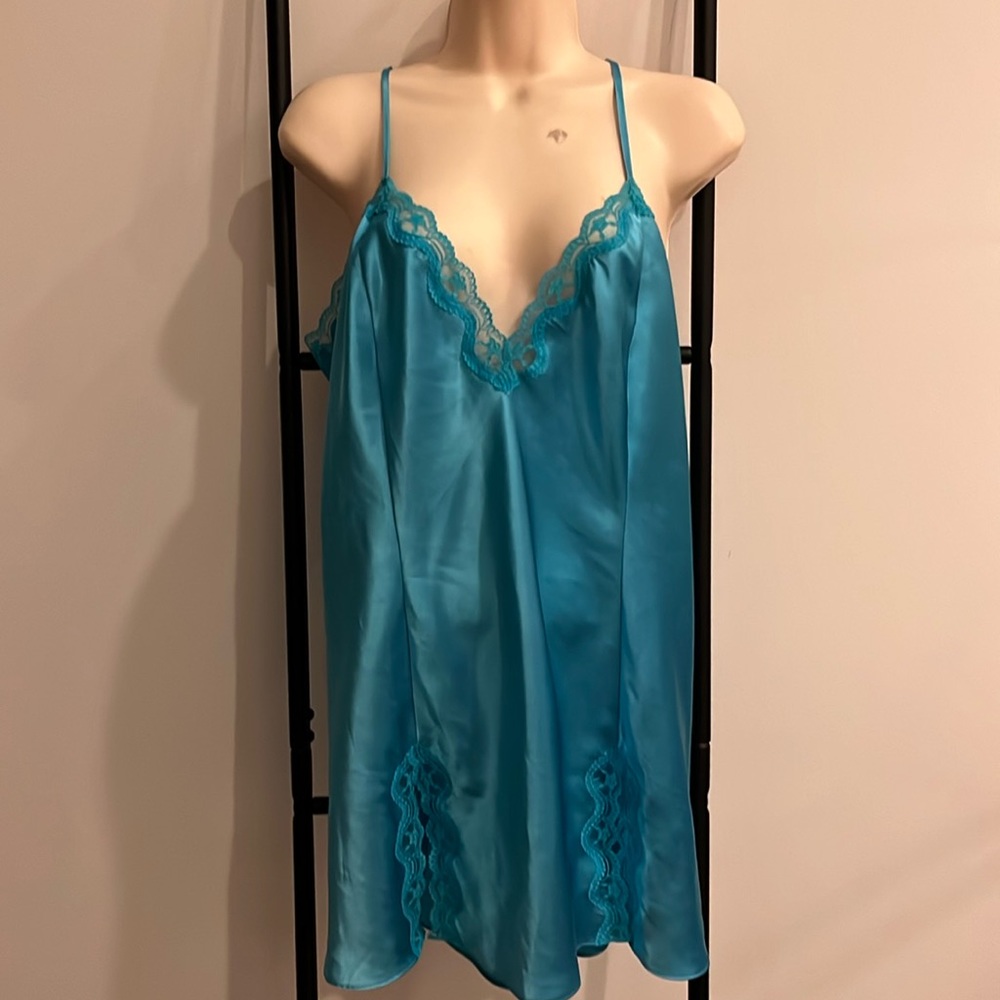 Fredericks of Hollywood Lace Aqua Night Women Size 1X